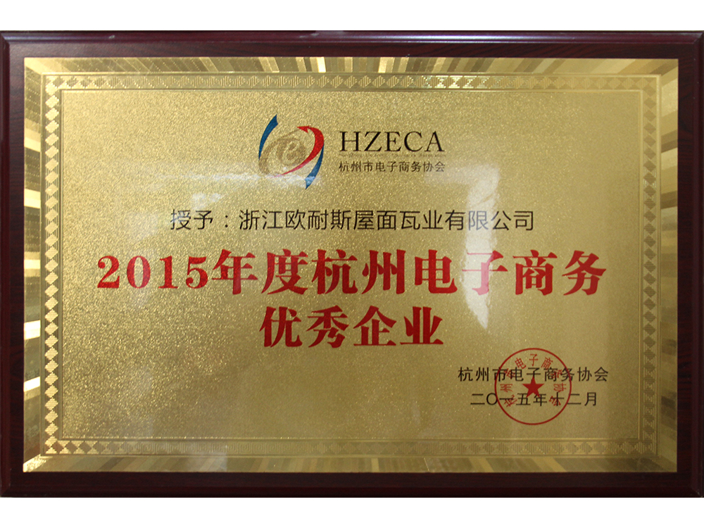 2015年度杭州电子商务优秀企业